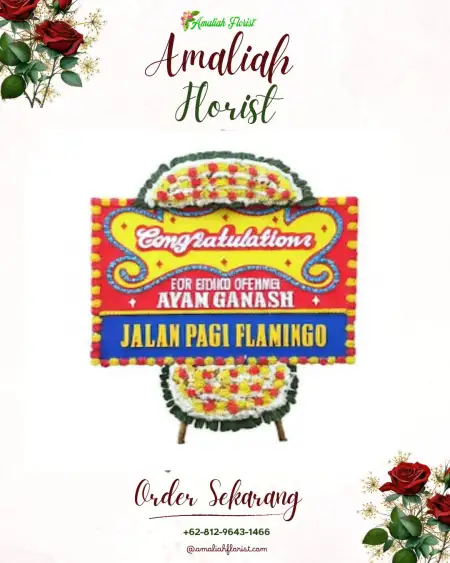 Sewa Papan Bunga Bangun Negara
